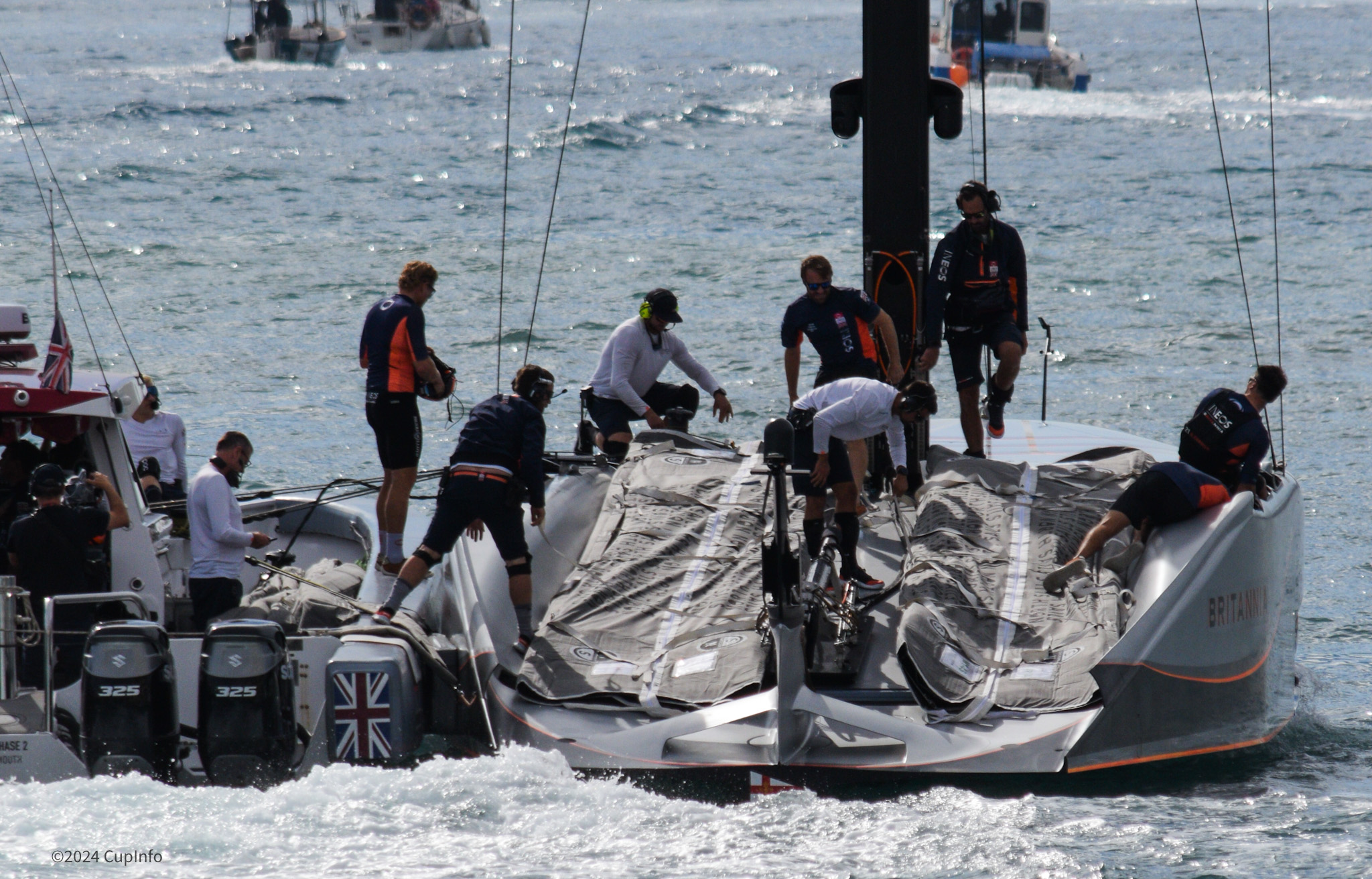  Britannia last checks on way out to course for Friday races