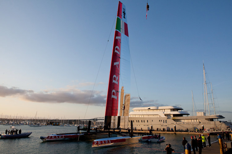 Afloat. Photo:2012 ACEA/Ivor Wilkins