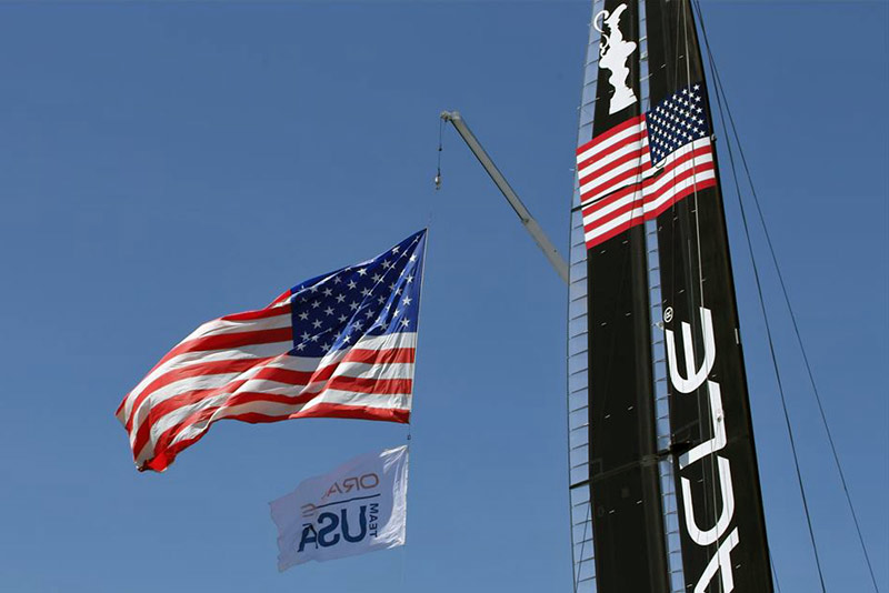 Oracle Team USA's Second AC72 America's Cup Yacht  Photo:©2013 Chuck Lantz