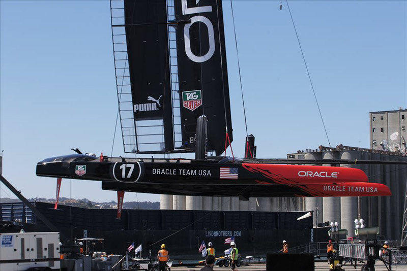 Oracle Team USA's Second AC72 America's Cup Yacht  Photo:©2013 Chuck Lantz