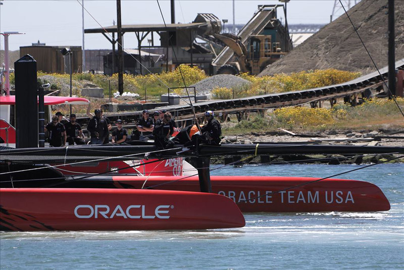 Oracle Team USA's Second AC72 America's Cup Yacht  Photo:©2013 Chuck Lantz