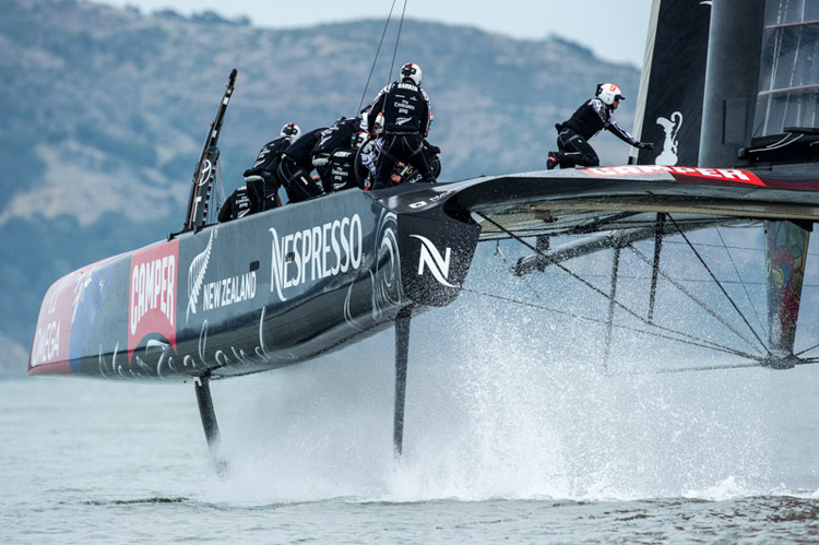 ETNZ Boat #2. Photo: (C) 2013 Chris Cameron/ETNZ